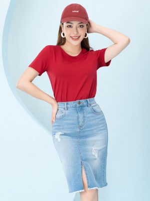 Áo Phông Cotton Màu Trơn (Đơn Sắc) (Sao chép)